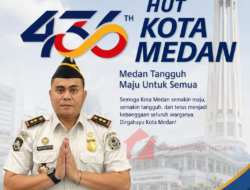 Ridha Sah Putra: HUT ke-436 Kota Medan Jadi Momentum Memperkuat Kolaborasi dan Pelayanan Publik