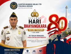 Imigrasi Polonia Medan Apresiasi Pengabdian Polri di Hari Bhayangkara ke-80