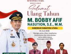Pemuda Muslimin Indonesia Sumut Sampaikan Ucapan Selamat Ulang Tahun kepada Gubernur Bobby Nasution