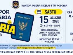 Pasporia 2026 Kembali Hadir di Car Free Night Kesawan, 30 Kuota Pengurusan Paspor Dibuka